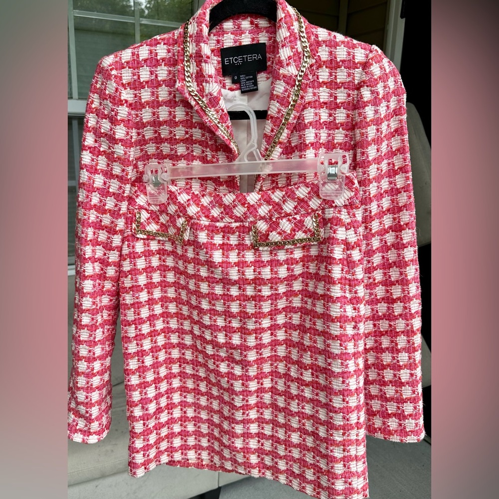 Etcetera pink matching set.